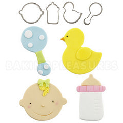 Cutie Cupcake Baby Cutter Set  4pcs