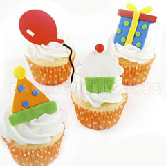 Cutie Cupcake Birthday Cutter Set  4pcs