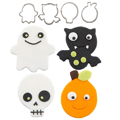 Cutie Cupcake Halloween Cutter Set 4pcs