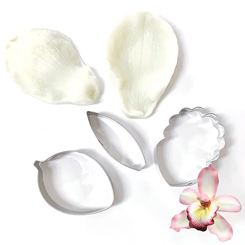 Cymbidium Orchid Flower Cutter Veiner Set