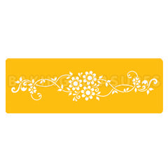 Daisy Lattice Cake Stencil #3