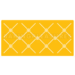 Daisy Lattice Cake Stencil #4