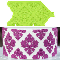 Marvelous Molds Damask Pattern 01 Silicone Onlay