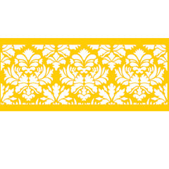 Damask Side Cake Stencil