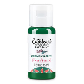 Sweet Sticks Edible Art Paint DARK MELON GREEN 15ml