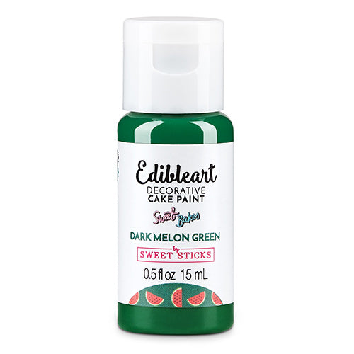 Sweet Sticks Edible Art Paint DARK MELON GREEN 15ml