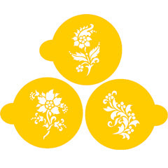 Delft Flowers Cake Stencil