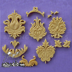 Alphabet Moulds Design Elements 1 Silicone Mould