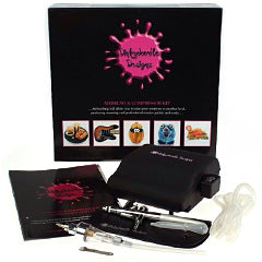 Dinkydoodle Black Cake Decorating Airbrush and Compressor Kit Set (+Free DVD)