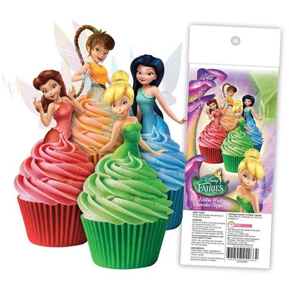 Disney Fairies Edible Wafer Cupcake Toppers 16pcs