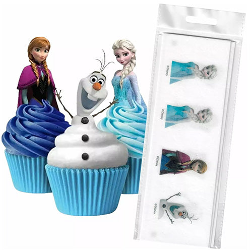 Disney Frozen Edible Wafer Cupcake Toppers 16pcs