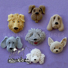 Alphabet Moulds Dogs Silicone Mould