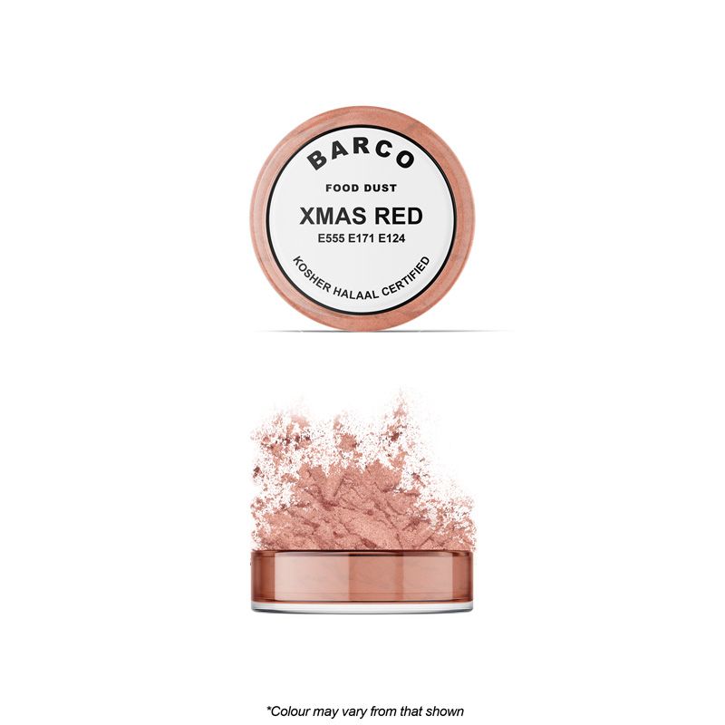 Barco White Label Christmas Red Lustre Dust 10ml