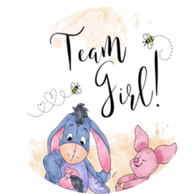 Team Girl edible topper close up design detail