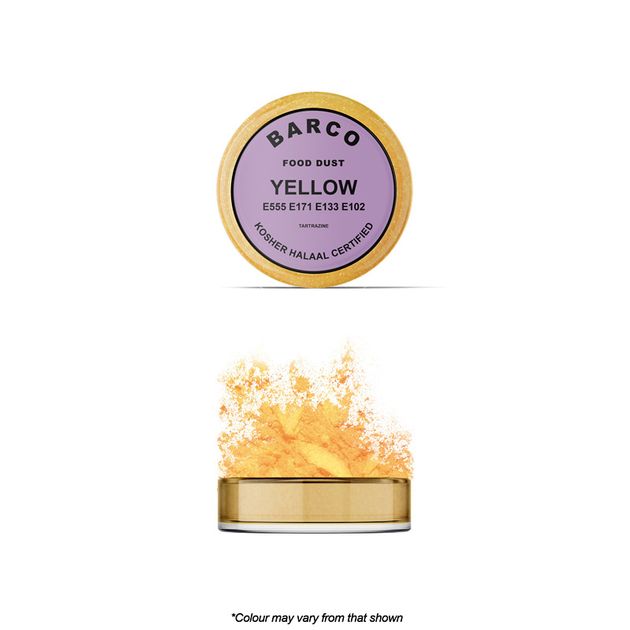 Barco Lilac Label Yellow lustre dust 10ml