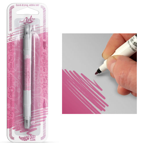 Rainbow Dust Dusky Pink Edible Food Pen