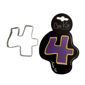 Coo Kie NUMBER 4 Cookie Cutter