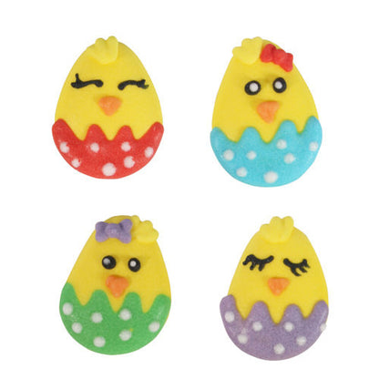 Easter Baby Chicks Edible Cupcake Toppers 12pcs