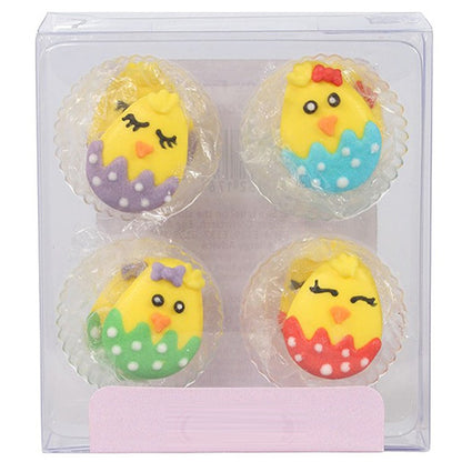 Easter Baby Chicks Edible Cupcake Toppers 12pcs