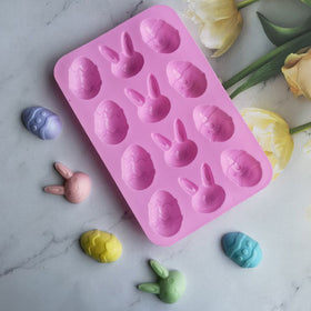 Easter Bunny & Egg Silicone Chocolate Mould