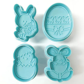 Easter Plunger Cutters 4pcs
