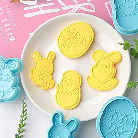 Easter Plunger Cutters 4pcs
