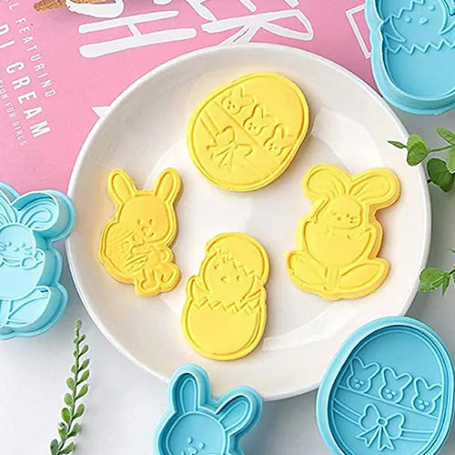 Easter Plunger Cutters 4pcs