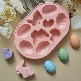 Easter Chick, Bunny, Egg  Silicone Mould