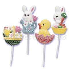 Easter Cupcake Picks 4pcs