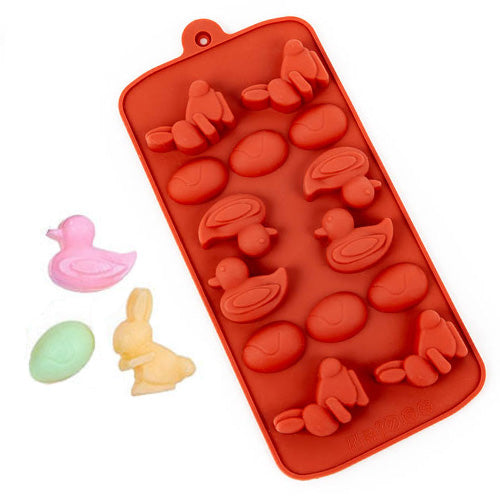 Easter Egg, Chick, Bunny Silicone Chocolate Mould