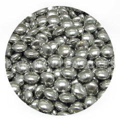 Edible Button Cachous Silver 10mm 80g
