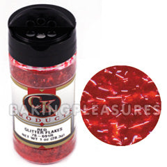 xxxEdible Glitter Flakes Red 7g