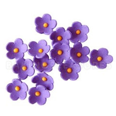 Edible Medium Blossom Purple 30pcs