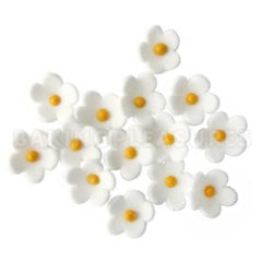 Edible Medium Blossom White 30pcs