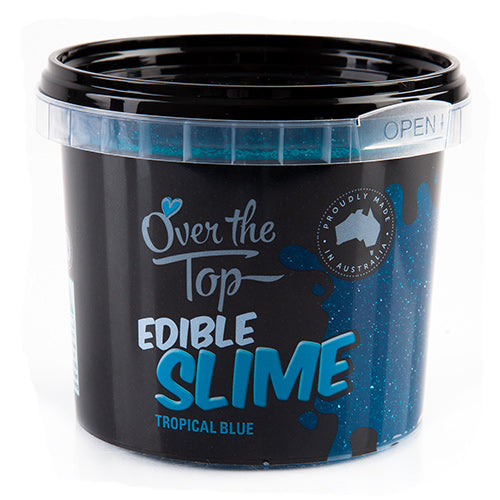 Over The Top Edible Slime Tropical Blue 300g