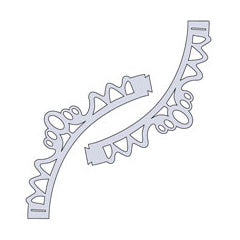 Edible Wafer Silver Crown Tiaras 10pcs