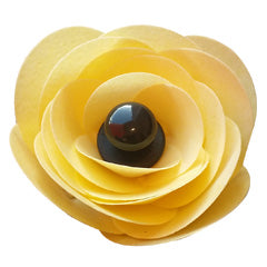 Edible Wafer Yellow Ranunculus Flower Kit