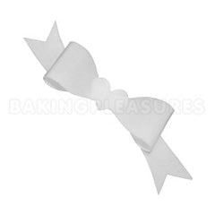 Edible White Bows 10pcs