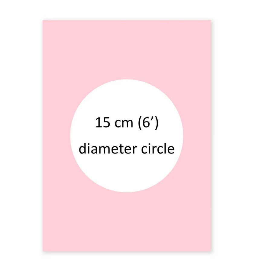 6"/ 15 cm Round Cake Edible Icing Image - CUSTOM