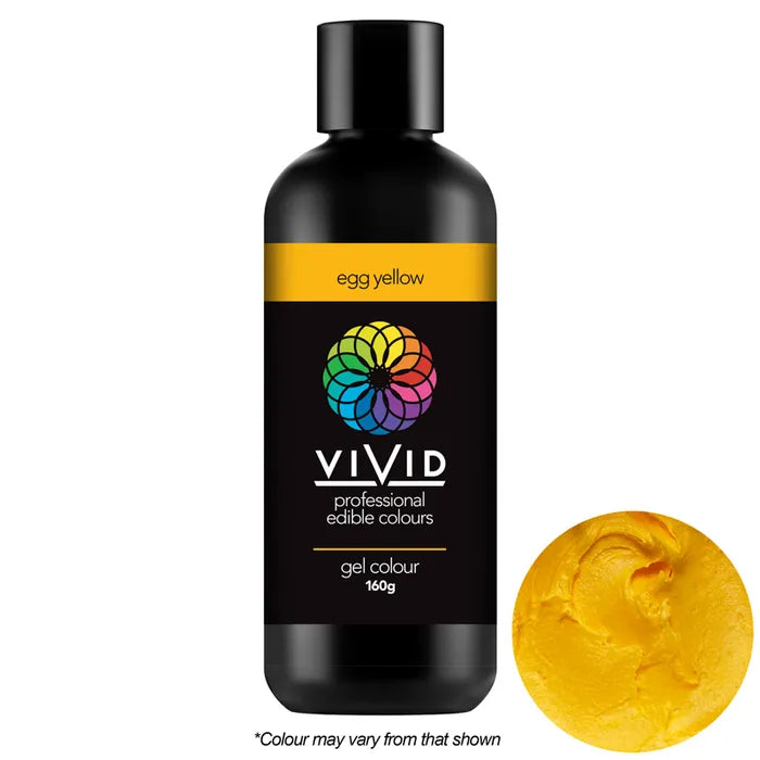 BULK Vivid Gel Colour Egg Yellow 160g
