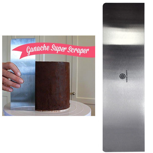 Extra Large Ganache Stainless Steel Scraper 300mm