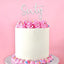 CAKE CRAFT | METAL TOPPER | SIXTY NUMBER 60 | SILVER