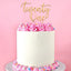 CAKE CRAFT | METAL TOPPER | TWENTY ONE NUMBER 21 | GOLD | 10CM