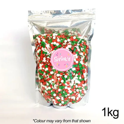 BULK Sprinkd Christmas Confetti Sequins Sprinkles 1kg