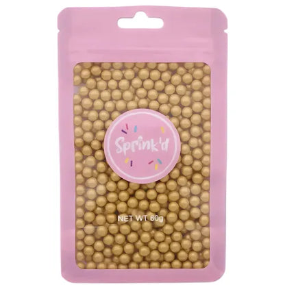 SPRINK'D | SUGAR BALLS | GOLD | 4MM | 60G
