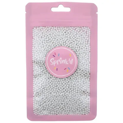 SPRINK'D | SUGAR BALLS | MATTE WHITE | 2MM | 60G