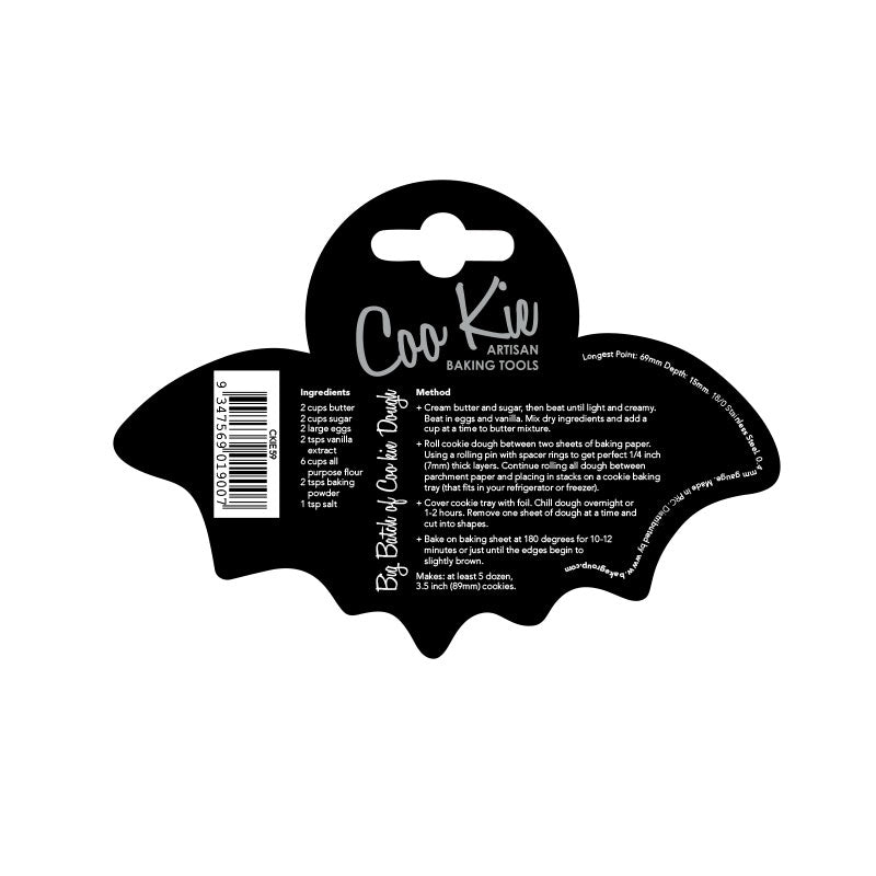 Coo Kie MINI BAT Cookie Cutter