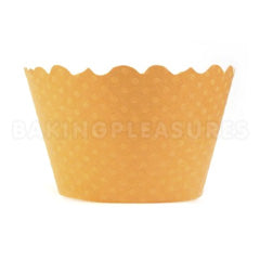 Festive Orange Cupcake Wrappers 12pcs