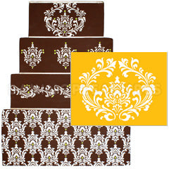 Filigree Damask Cake Stencil #1