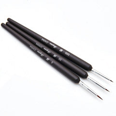 Fine Paint Brush Set 3pcs